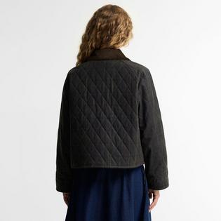 Barbour Women's Icons Tartan Quilted Spey Waxed Jacket