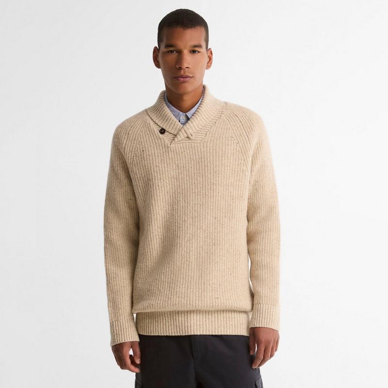 Barbour Chandail &agrave; col ch&acirc;le Essentials Fleck pour hommes