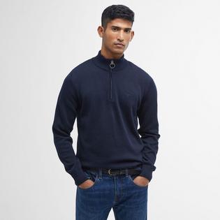Barbour Chandail en coton &agrave; demi-glissi&egrave;re pour hommes