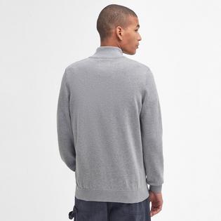 Barbour Chandail en coton &agrave; demi-glissi&egrave;re pour hommes