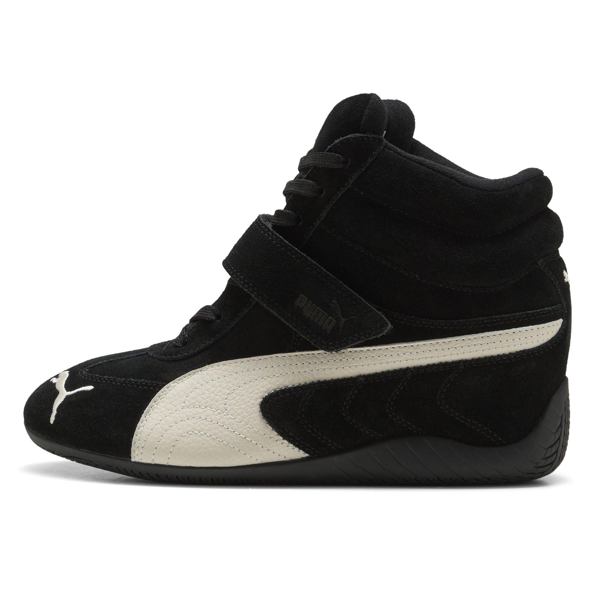 Women's Speedcat Wedge OG Sneakers, Puma Black Puma White, Size 9.5