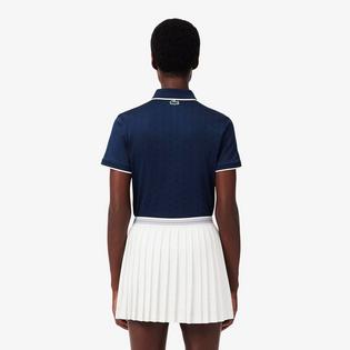 Lacoste Women's Tennis Heritage Ultra Dry Stretch Polo