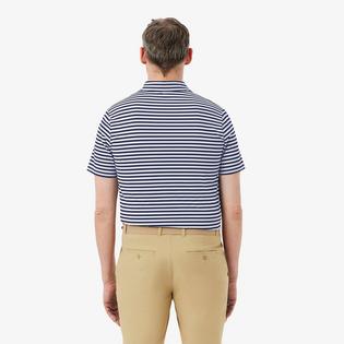 Lacoste Men's Regular Fit Ultra Dry Striped Golf Polo