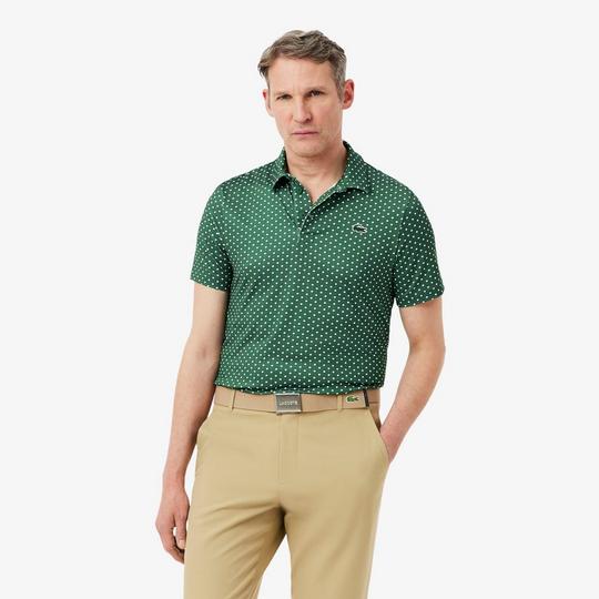 Lacoste Men s Regular Fit Printed Golf Polo