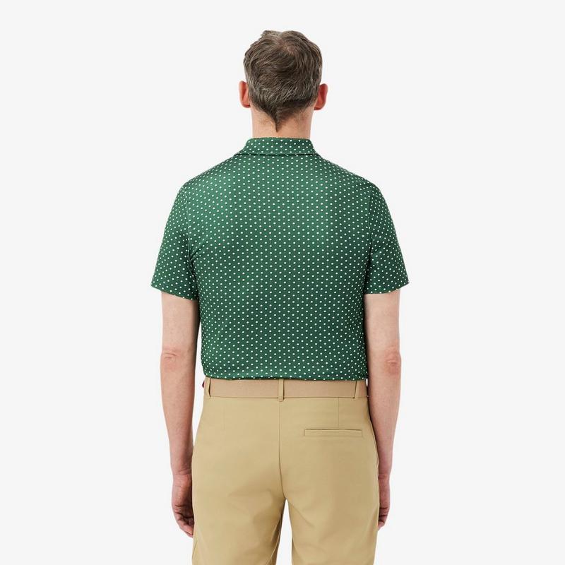 Lacoste Men's Regular Fit Printed Golf Polo