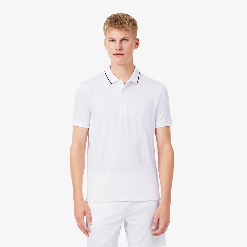 Lacoste Men's Tennis Heritage Ultra Dry Stretch Polo