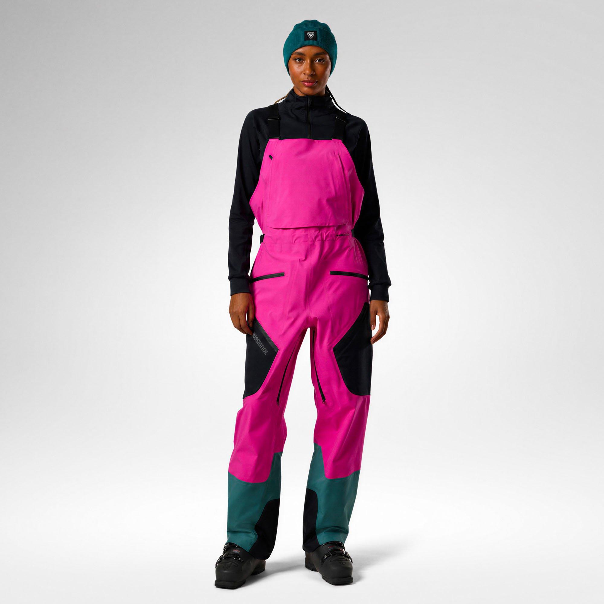 Rossignol | Women's Proclivity 3L Bib Ski Pants, Electric Fuchsia, Size Medium