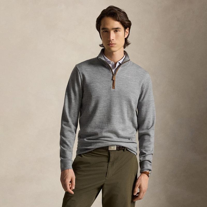 RLX Men's Wool Quarter-Zip Sweater