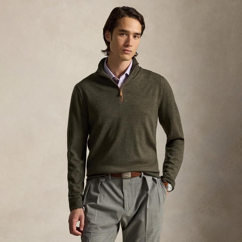 RLX Men's Wool Quarter-Zip Sweater
