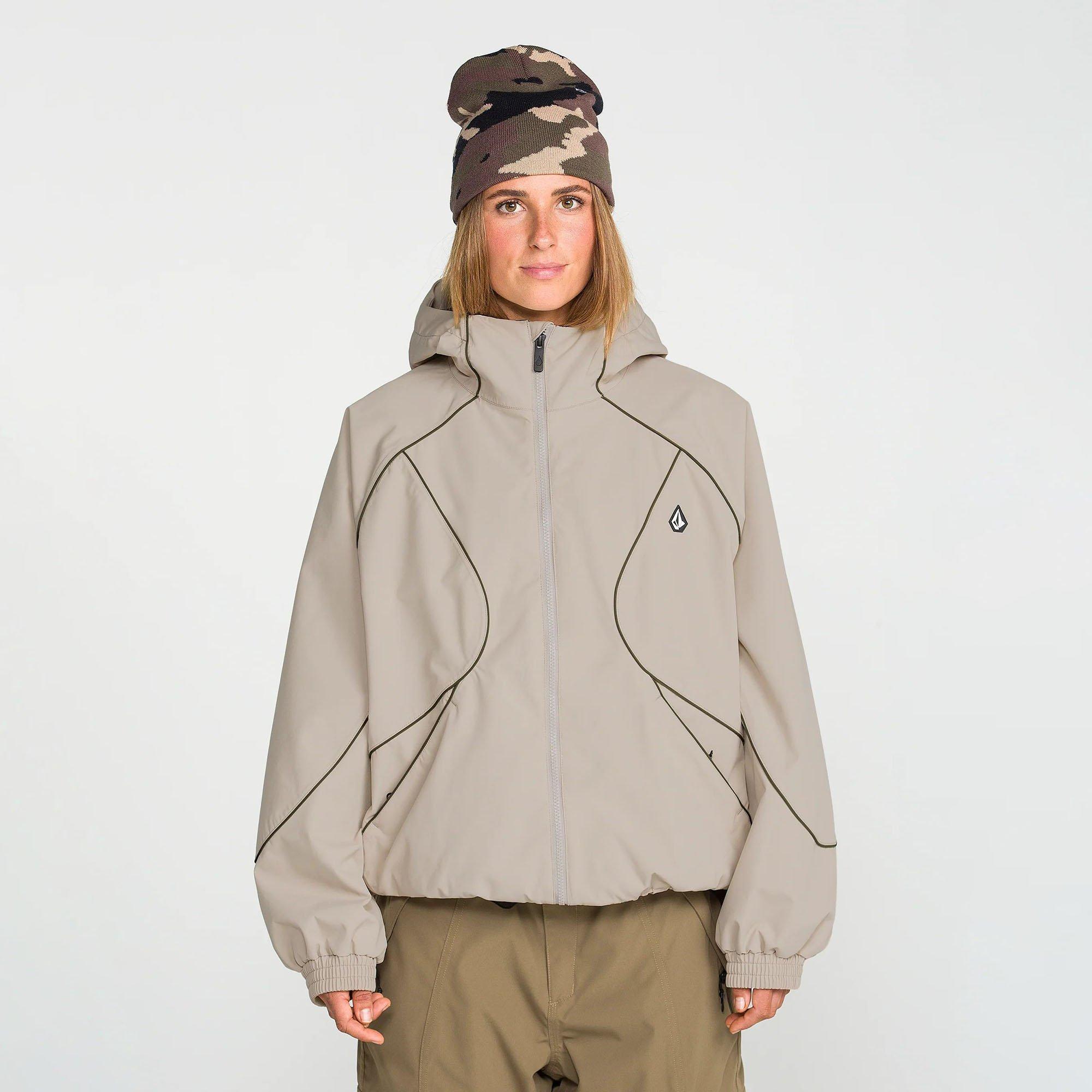 Volcom | Unisex Liftline 20K Jacket, Khaki, Size XS