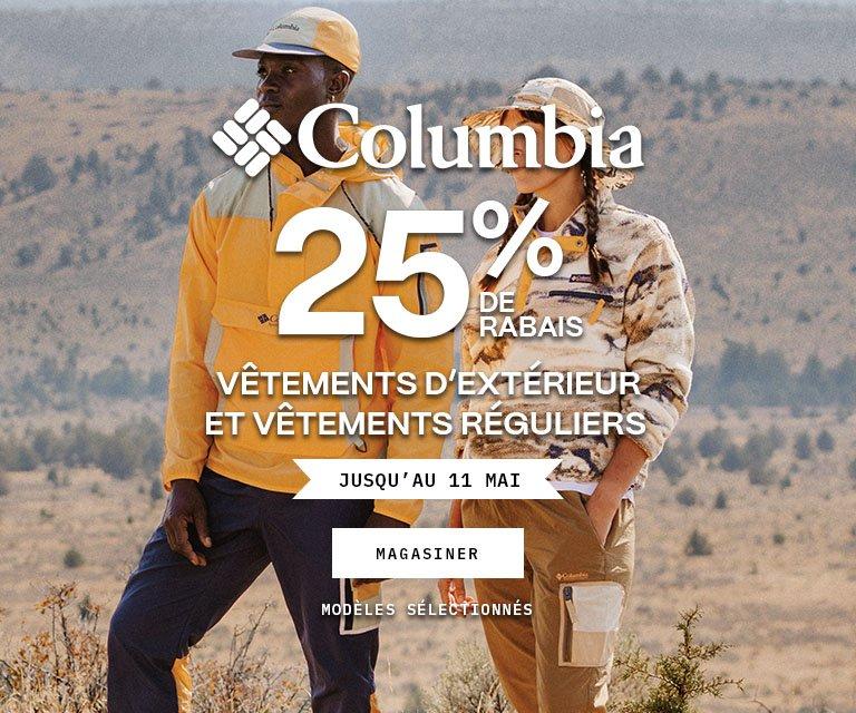 25% Off Columbia Outerwear & Apparel
