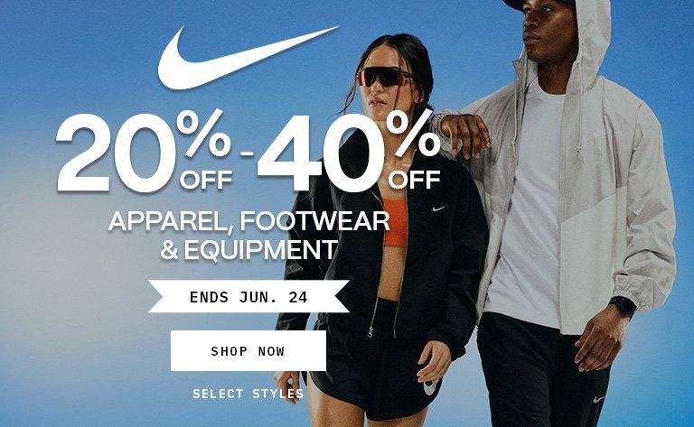 20% - 40% Off Nike