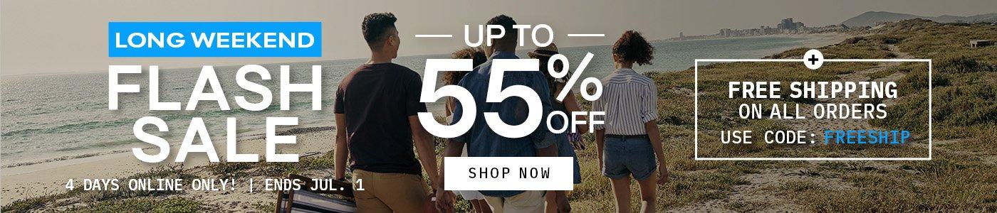 Long Weekend Flash Sale