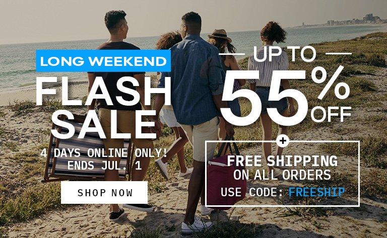 Long Weekend Flash Sale