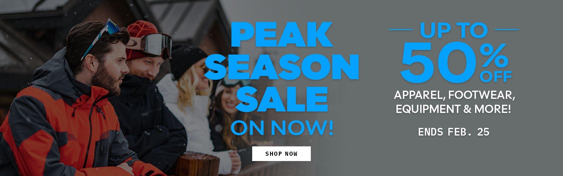Peak Season Sale