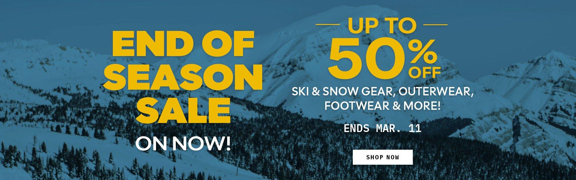 End of Season Sale