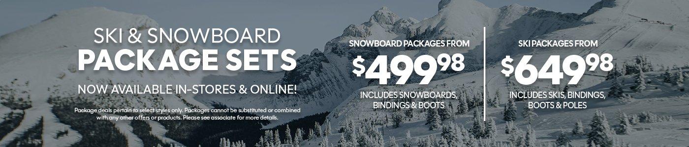 Ski and Snowboard Packages