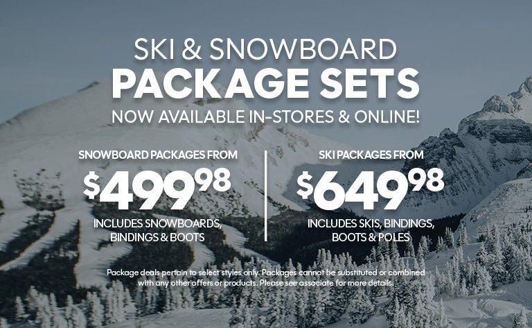 Ski and Snowboard Packages