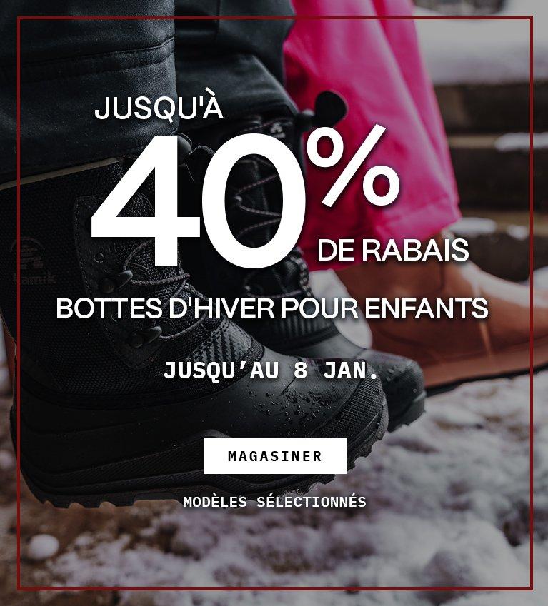 Up to 40% Off Kids' Winter Boots