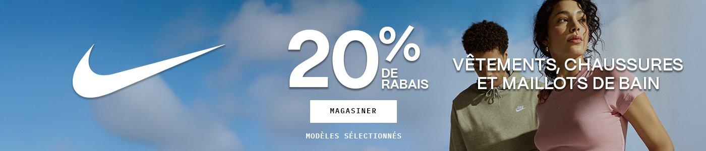 Nike Apparel, Footwear, Swimwear, Equipment 20% Off Banner
