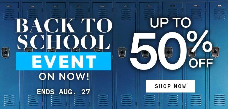 Back to School Sale - Shop Now