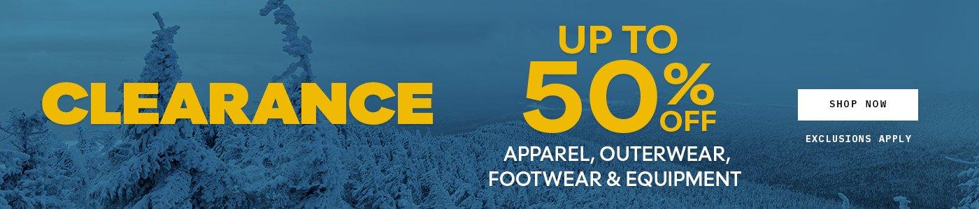 Up to 50% Off Clearance