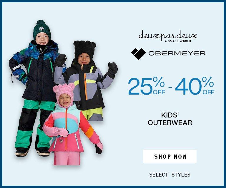 25% - 40% Off Kids' Outerwear