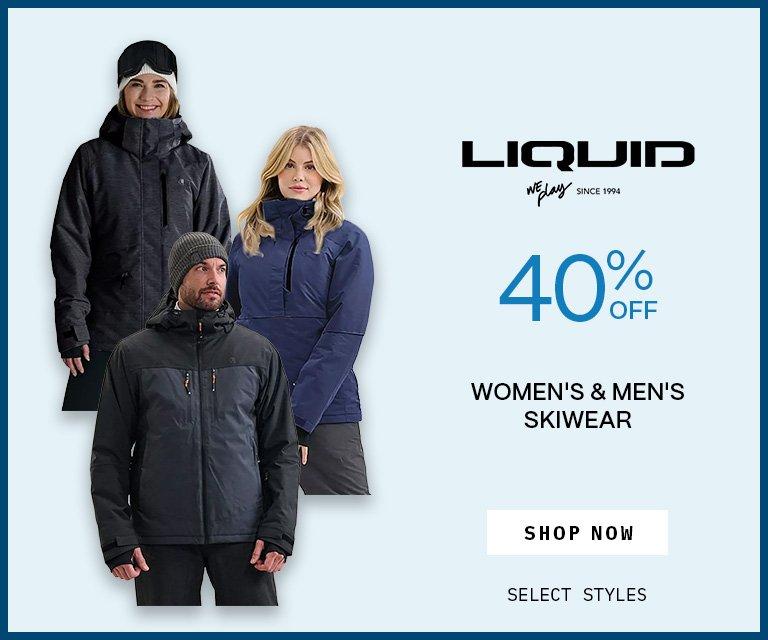 40% Off Liquid Skiwear
