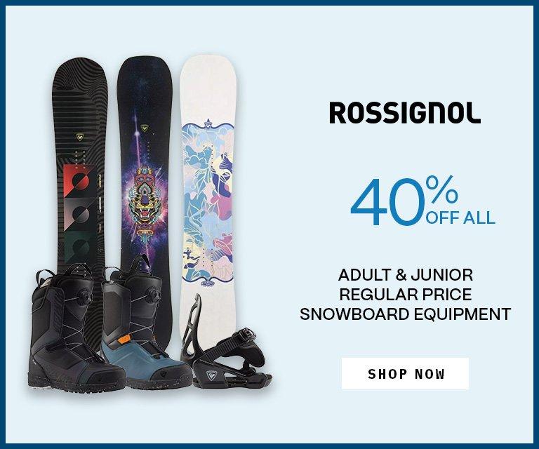 40% Off Rossignol Snowboard Equipment