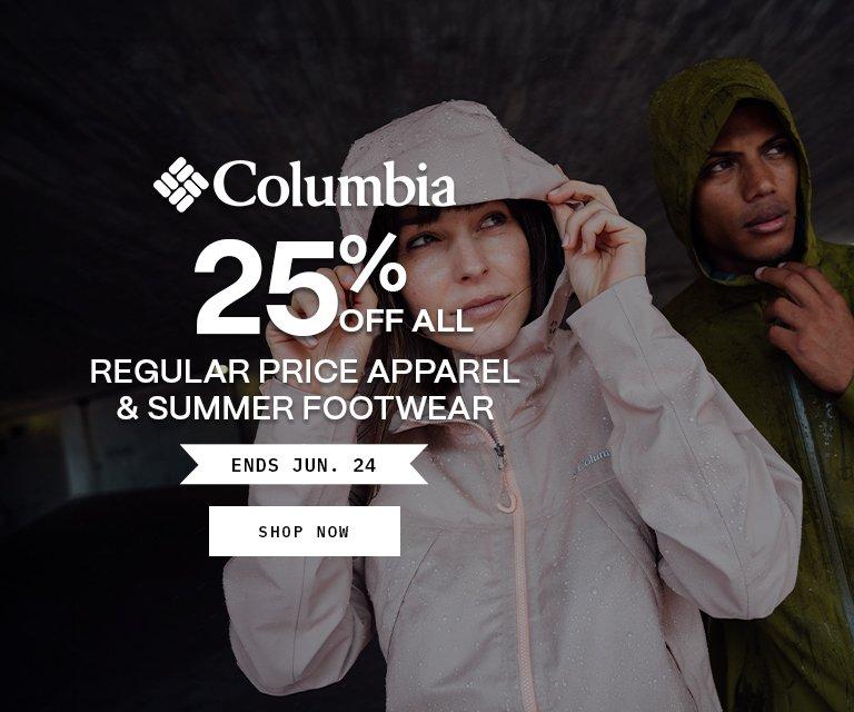 25% Off Columbia