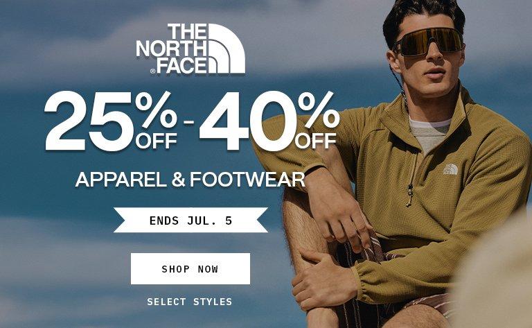 25% - 40% Off TNF