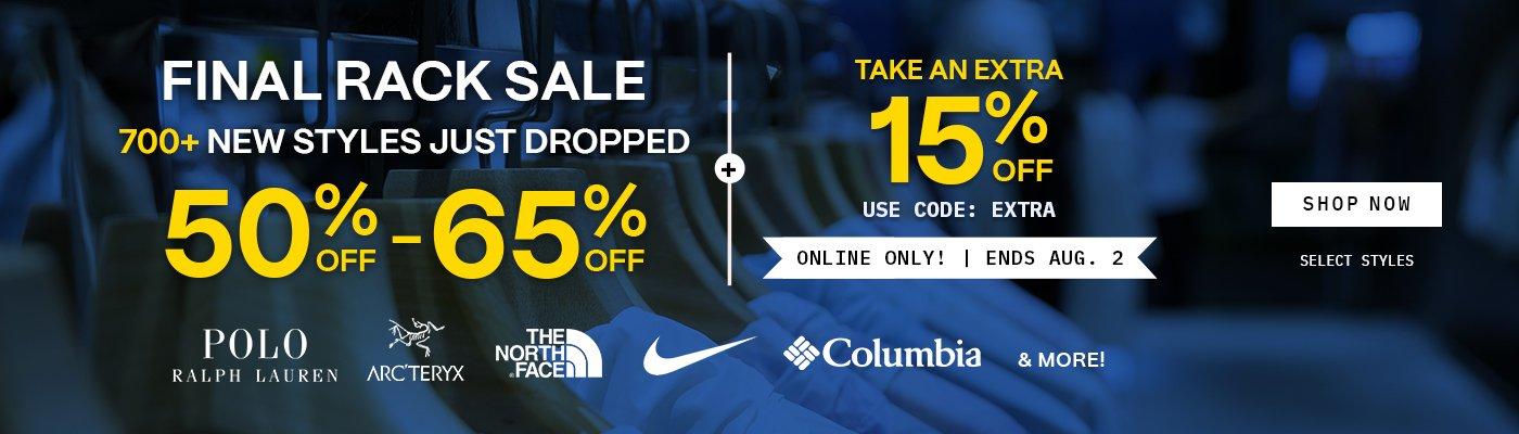 Final Rack Sale