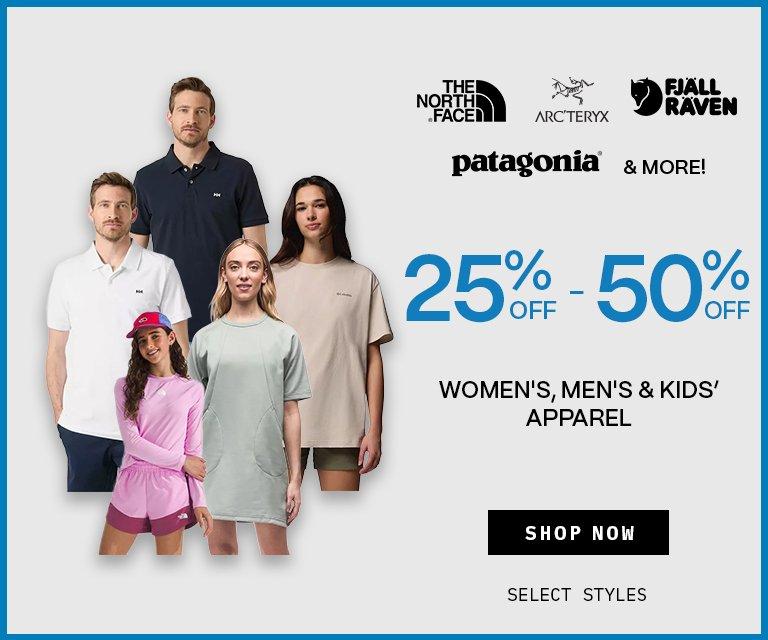 25% - 50% Off Apparel