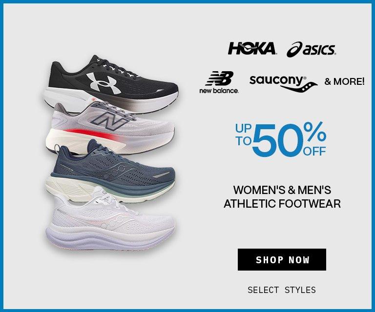 Up to 50% Off Women's & Men's Athletic Footwear
