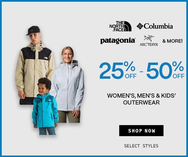 25% - 50% Off Outerwear