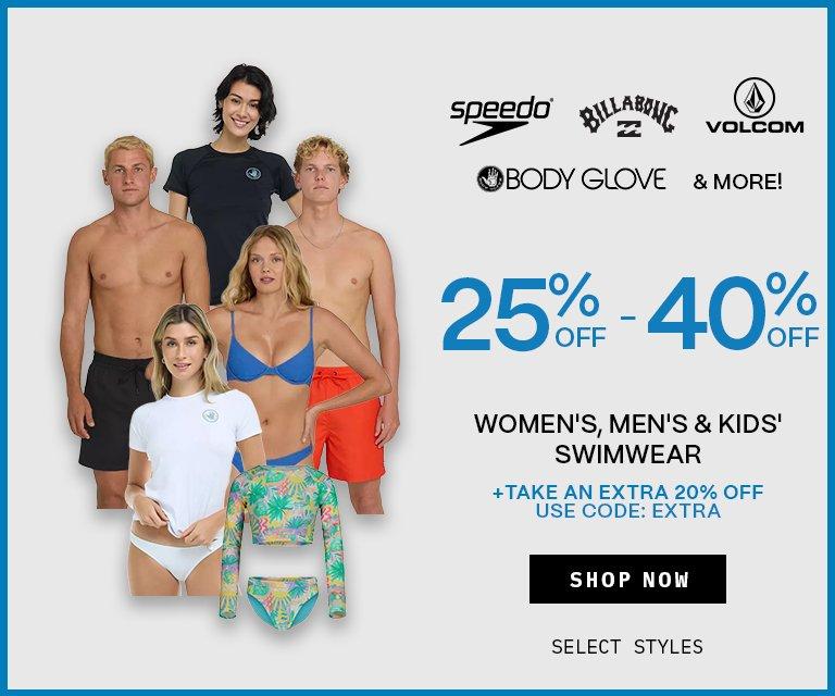 25% - 40% Off Swimwear + Take An Extra 20% Off