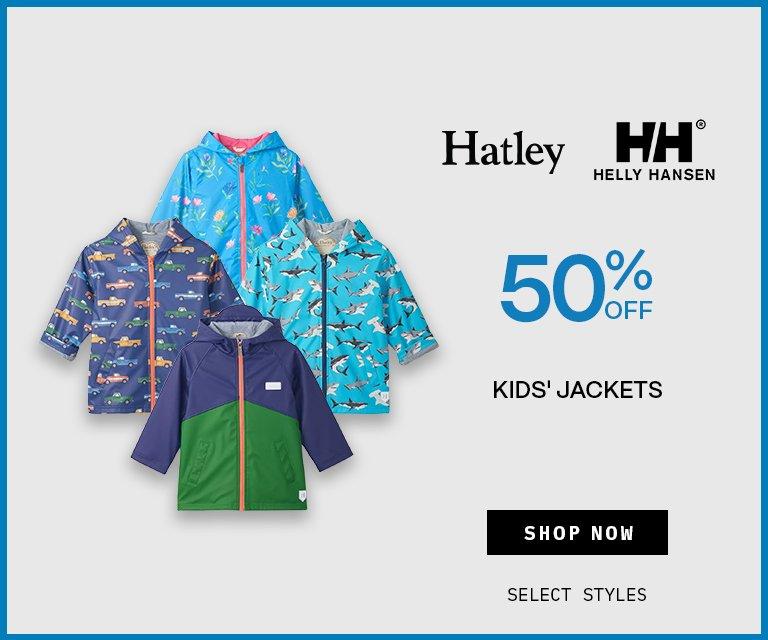 50% Off Hatley & Helly Hansen Kids' Jackets