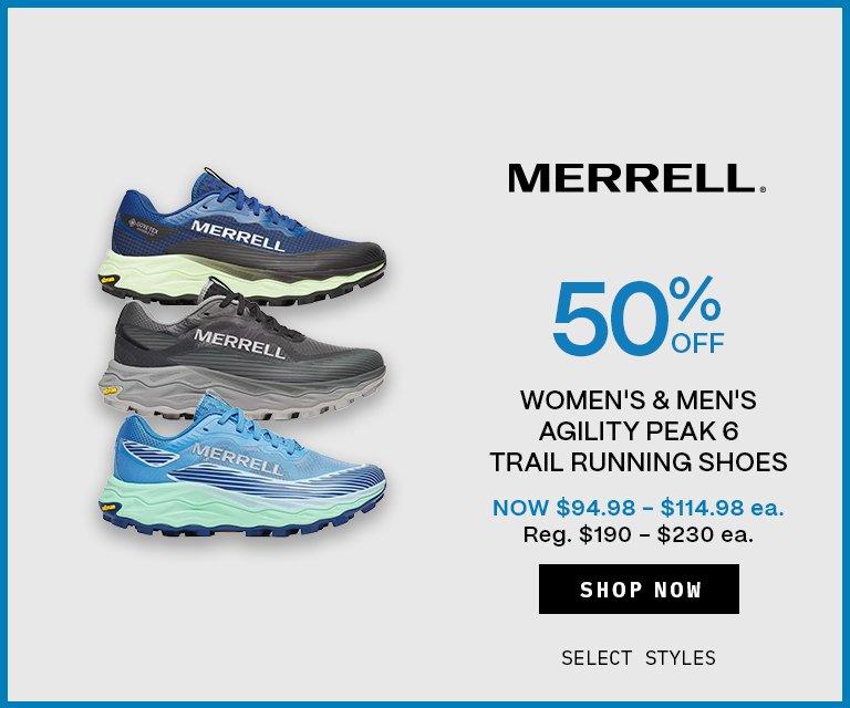 50% Off Merrell Agility Peak 6 Trail Running Shoes