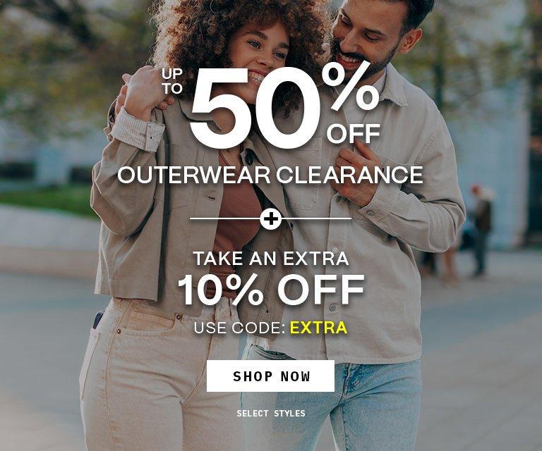 Take an Extra 10% Off Clearance Outerwear
