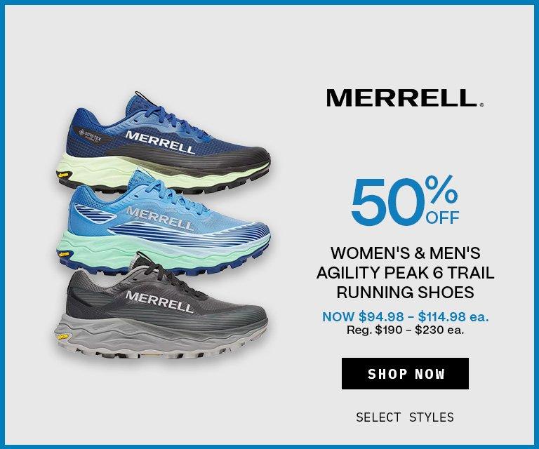50% Off Merrell Agility Peak 6 Trail Running Shoes