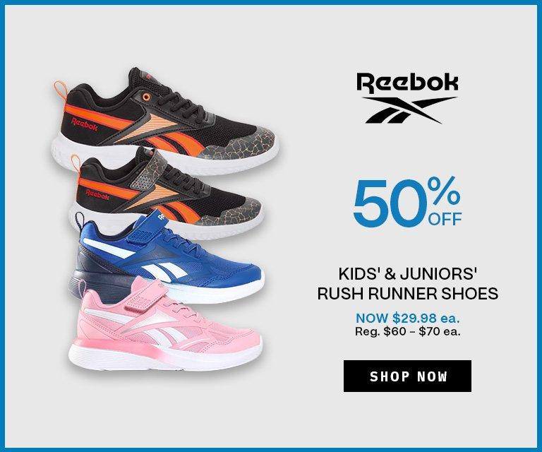 50% Off Reebok Rush Runner Shoes
