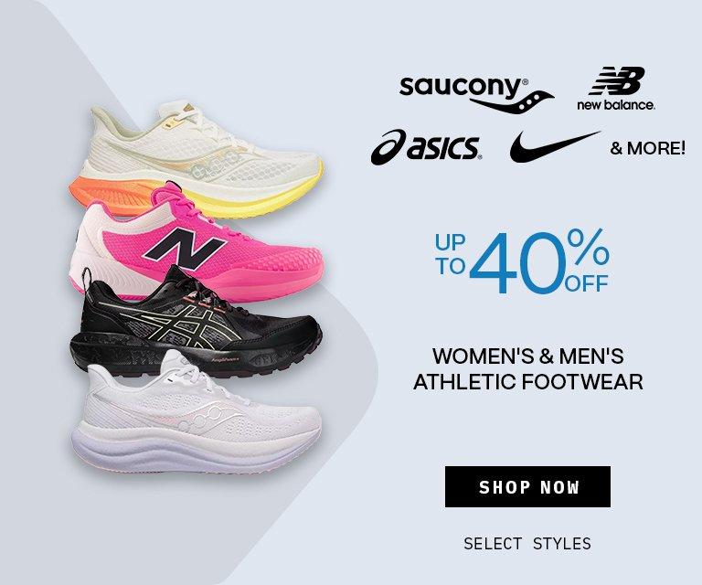 Up To 40% Off Women's & Men's Athletic Footwear