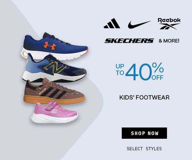 Up to 40% Off Kids' Footwear