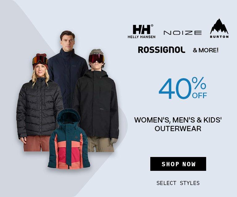 40% Off Women's, Men's & Kids' Outerwear