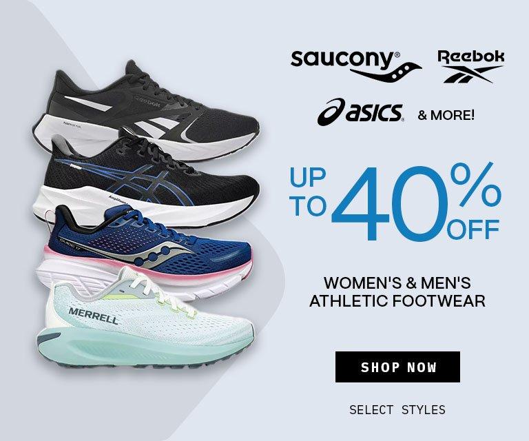Up to 40% Off Women's & Men's Athletic Footwear