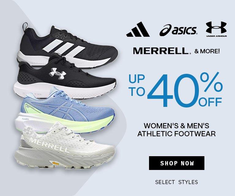Up to 40% Off Women's & Men's Athletic Footwear