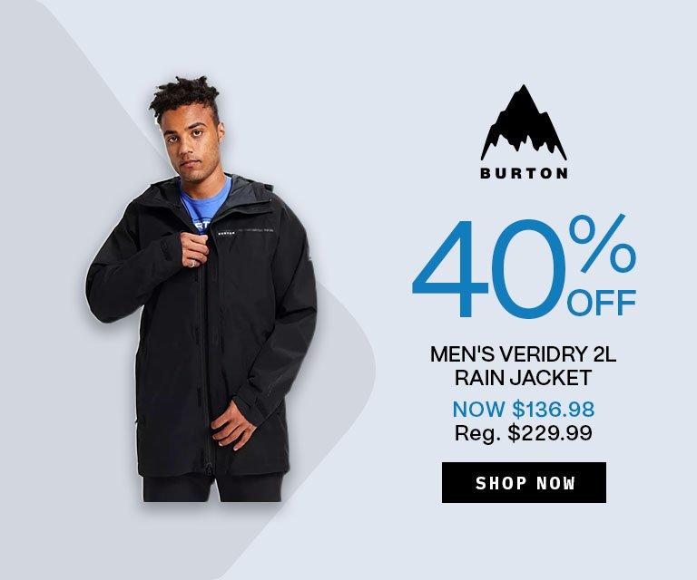 40% Off Men's Burton Rain Jacket