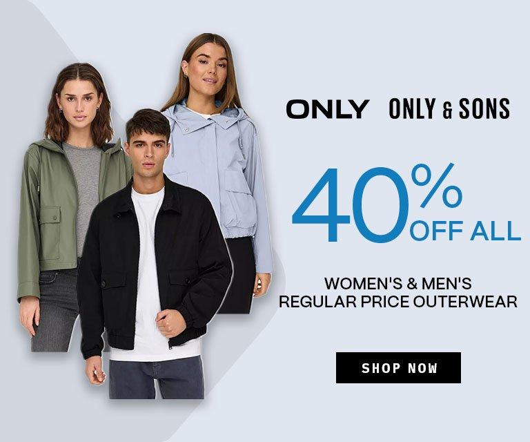 40% Off Only & Only & Sons Outerwear