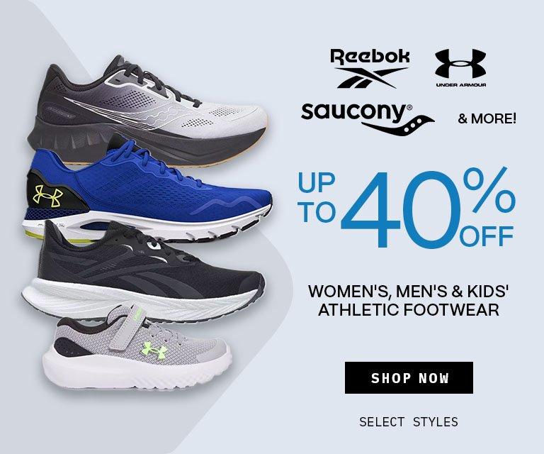 Up to 40% Off Athletic Footwear