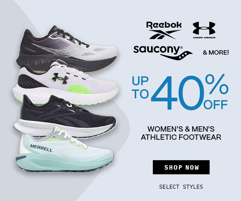 Up to 40% Off Athletic Footwear
